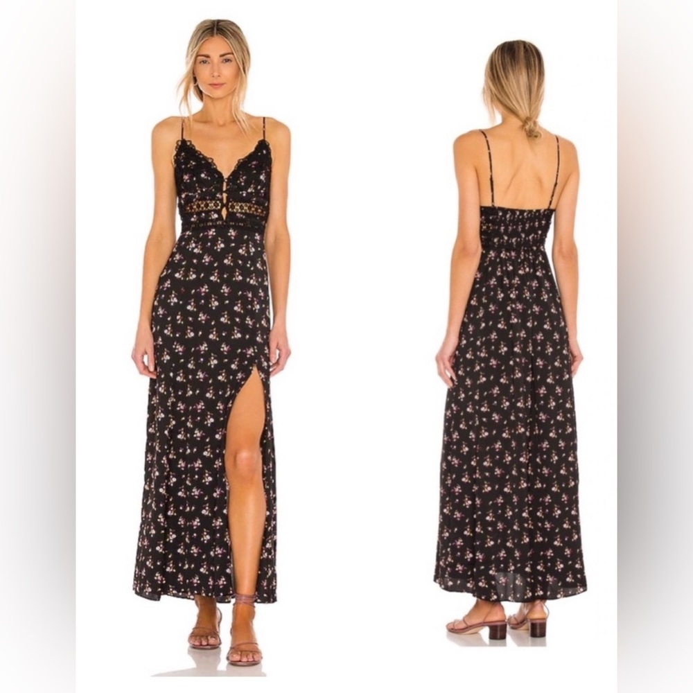 Free People Maxi Floral Camisole dress.  Size Medium.